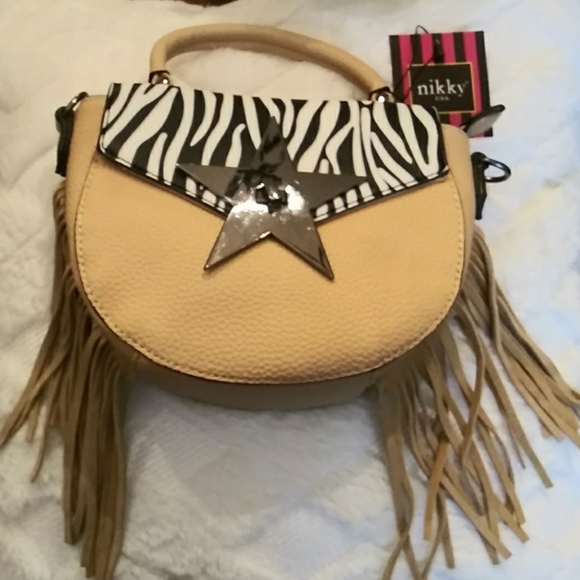 Nikky Beige Handbag - Picture 1 of 10